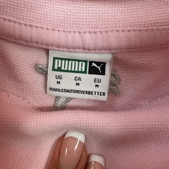 Puma Light Pink Long Sleeve Dress Size Medium - Picture 17 of 17